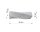 Beton Wandlampe SHANEY länglich B:45cm 2x E27 Modern