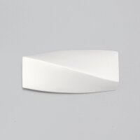 Gipslampe Wand Weiß bemalbar Up Down E27 dekorativ