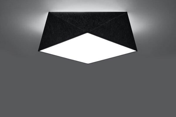 Geometrische Deckenleuchte Schwarz B:40cm LYNNDIE