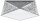 Geometrische Deckenlampe Grau gemustert B:40cm 2x E27