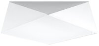 Wei&szlig;e Deckenlampe LYNNDIE B:50cm geometrisch blendarm