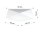 Weiße Deckenlampe LYNNDIE B:50cm geometrisch blendarm