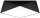 Schwarze Deckenlampe LYNNDIE B:50cm geometrisch 3x E27