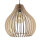 Pendelleuchte Holz rund Ø43cm Modern wohnlich NIGILIA