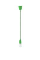 Pendelleuchte Gr&uuml;n verstellbar bis 90cm Retro NESSA