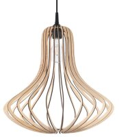 Holz Hängelampe LILAH Ø40cm wohnlich E27...