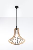 Holz Hängelampe LILAH Ø40cm wohnlich E27...