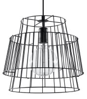 H&auml;ngelampe Schwarz Metall &Oslash;35cm Modern E27 DALE