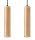 Wohnliche Hängelampe Holz 2x GU10 Modern Esstisch