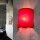Loft Wandleuchte Stoff Schirm Pink halbrund E27 ALICE
