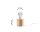 Kleine Holzlampe rund Ø10cm H:10cm für E27 dekorativ
