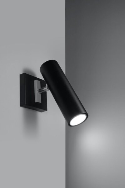 Spot Lampe Schwarz Metall praktisch GU10 verstellbar