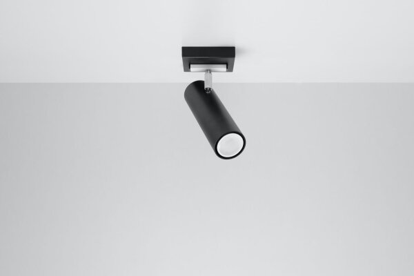 Deckenlampe Schwarz Modern Metall GU10 DUCCIA