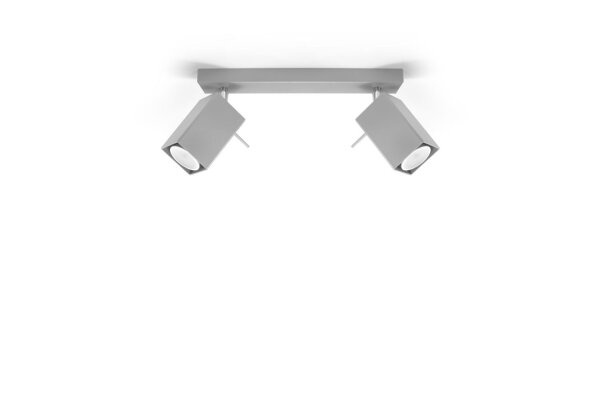 Grauer Strahler L:30cm Modern Metall FALERIA Wohnzimmer