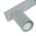 Grauer Deckenstrahler Metall L:45cm 3x GU10 vielseitig
