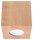 Quadratische Deckenleuchte Holz B:10cm klein GU10 Flur
