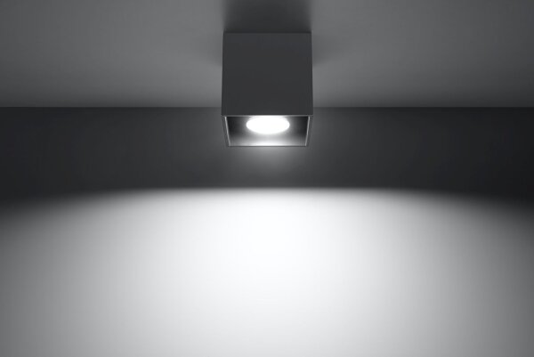 Spot Anthrazit Aluminium eckig Modern wohnlich GEO