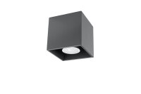 Spot Anthrazit Aluminium eckig Modern wohnlich GEO