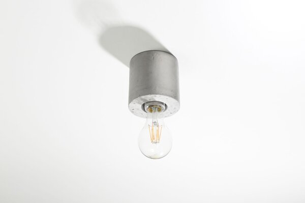 Dekorative Betonlampe Decke H:10cm Modern rund JAZLEAN