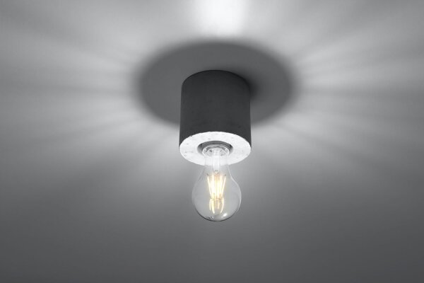 Dekorative Betonlampe Decke H:10cm Modern rund JAZLEAN