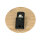Runde Holz Wandlampe mit Schalter flach Modern