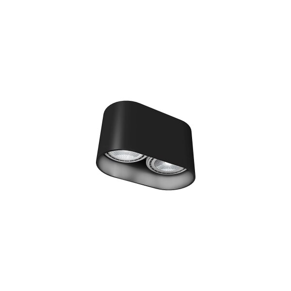 Strahler Schwarz Oval 2-flmg