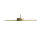 LED Bilderleuchte in Messing Antik 12W Jugendstil