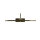 Elegante LED Wandlampe Jugendstil 3000K in Messing