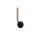 Schwarze Wandlampe mit Schalter G9 Echt-Messing