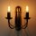 Wandlampe E14 Metall Rustikal 2-flammig ARES