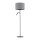 Stehleuchte mit Lesearm 168 cm E27 + G9 Stoff Metall