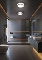 LED Deckenlampe Glas Malakka