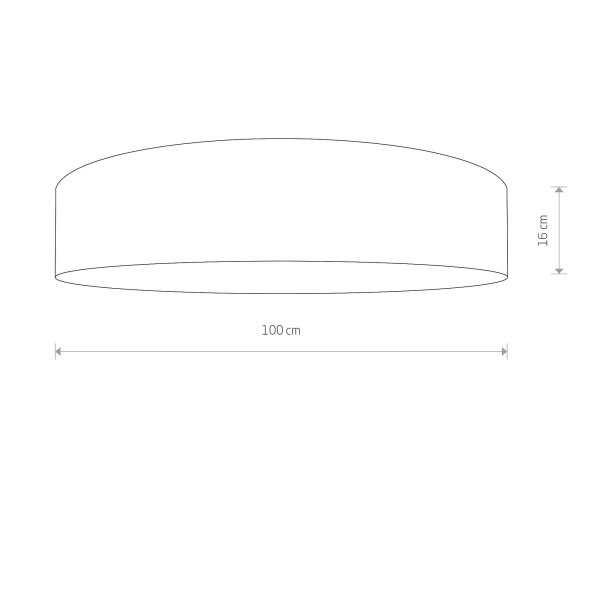 Deckenlampe Weiß 9-flmg Wohnzimmer Lampe LEONOR