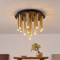 Elegante Deckenleuchte Messing 13-flmg BRASS Lampe