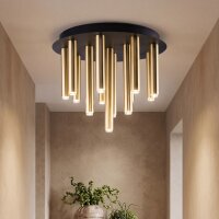 Elegante Deckenleuchte Messing 13-flmg BRASS Lampe