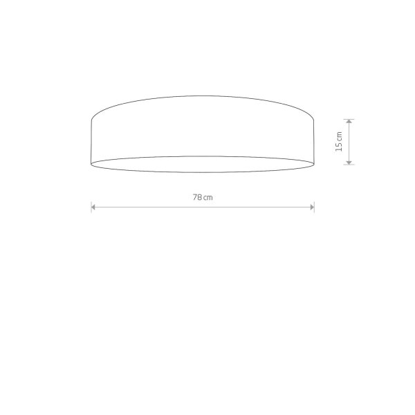 Deckenleuchte Gold Papier 7-flmg SELINA Flur Lampe