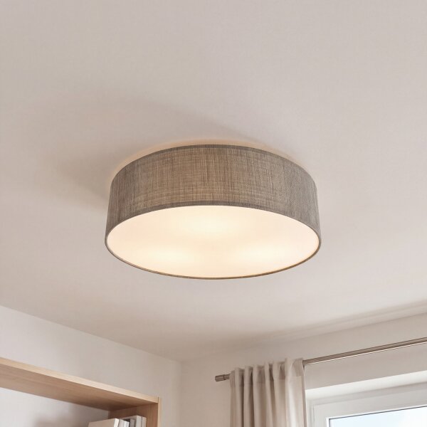 Deckenleuchte SELINA Grau 3-flmg Wohnzimmer Lampe