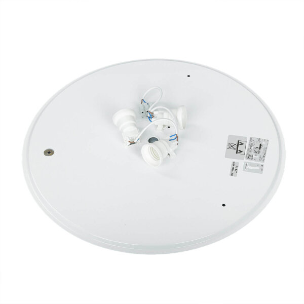 Weiße Deckenleuchte 3-flmg Wohnzimmer Lampe SELINA