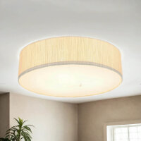 Weiße Deckenleuchte 3-flmg Wohnzimmer Lampe SELINA