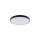 Runde LED Deckenleuchte Schwarz Ø38,5cm IP44 22W