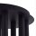 Runde Deckenleuchte Schwarz Loft Zylinder Ø34cm