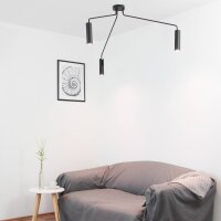 Moderne Deckenleuchte Schwarz drehbar