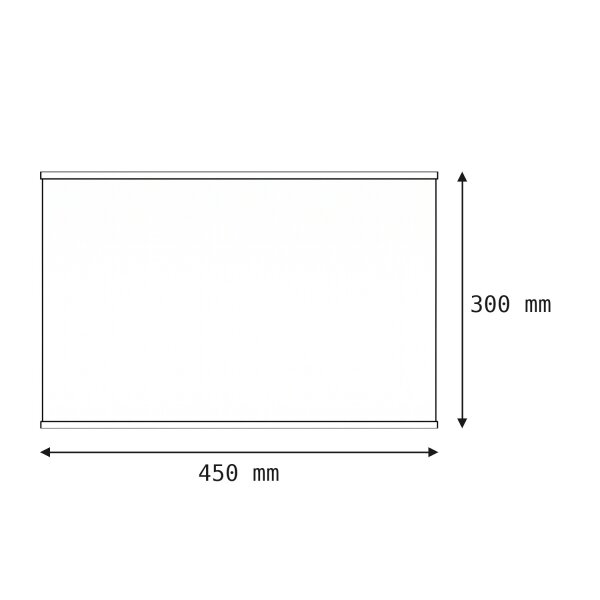 Weiße Deckenleuchte rund Ø 45 cm 3-flmg