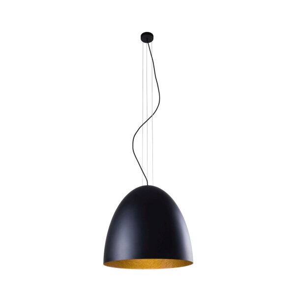 Hängelampe ORNELLA 5 flmg Schwarz Gold Esstisch