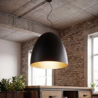 Pendelleuchte Schwarz 7-flmg Hängelampe ORNELLA