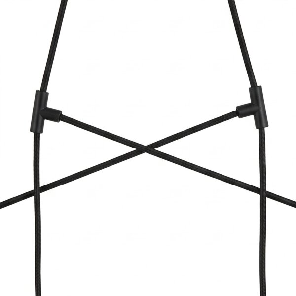 Hängeleuchte IMBRIA Schwarz 4-flmg 35W Lampe