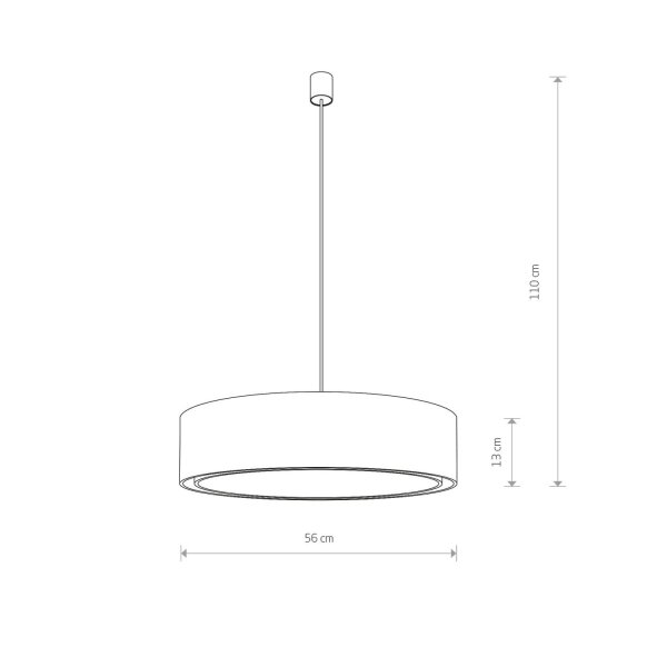 Hängelampe Weiß 3-flmg MERRITT Wohnzimmer Lampe