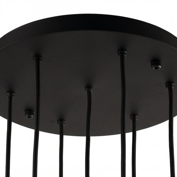 Pendelleuchte Schwarz 7-flmg VINCENTE Lampe