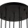 Pendelleuchte Schwarz 7-flmg VINCENTE Lampe