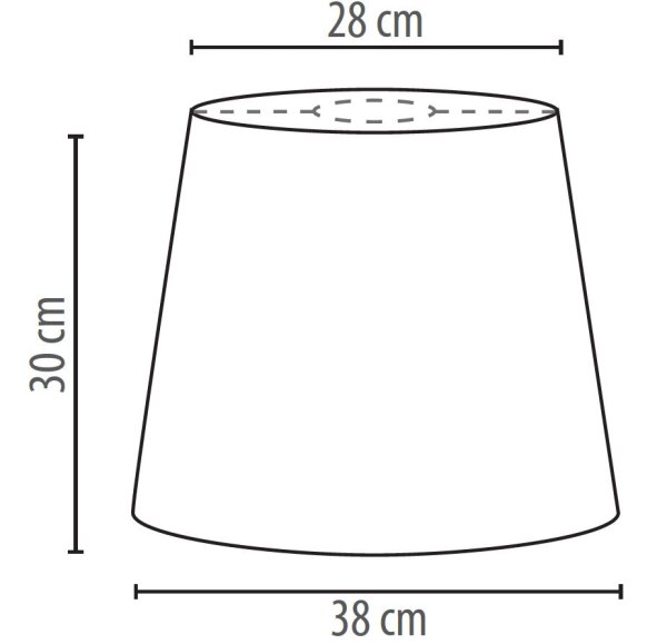 Textil Lampenschirm Weiß gehäkelt Pendelleuchte